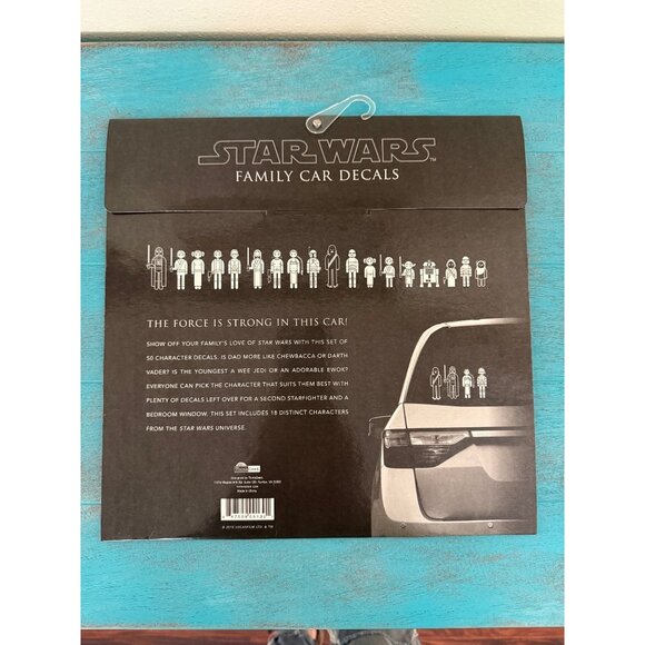 Star Wars Family Car Decals Set With Iconic Characters - Picture 8 of 8